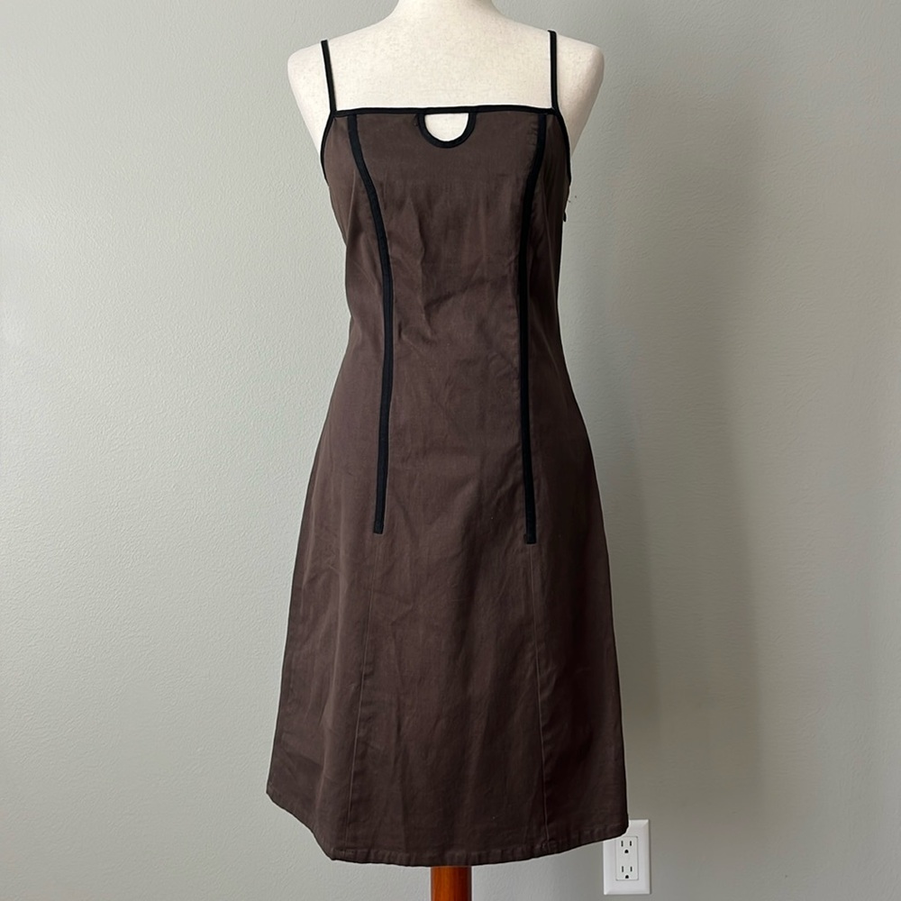 TRISTAN &‎ America black & brown dress